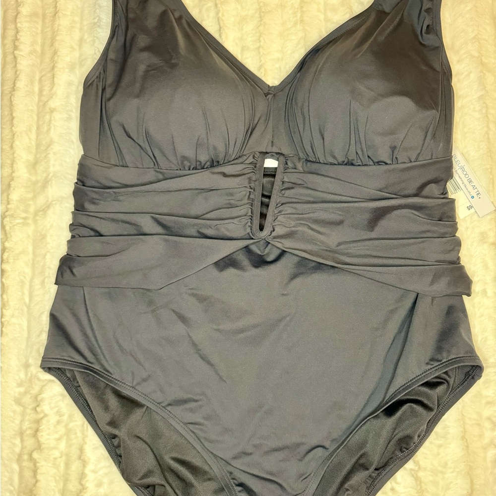 Elegant  Black One-Piece Swimsuit